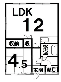 しばのハイツ【1階】の間取り